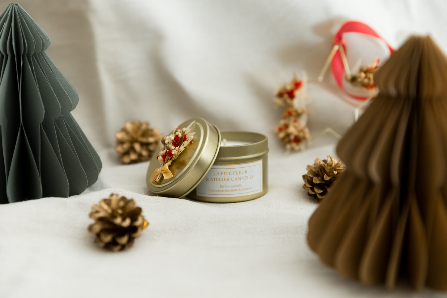 Etoile et bougie cannelle