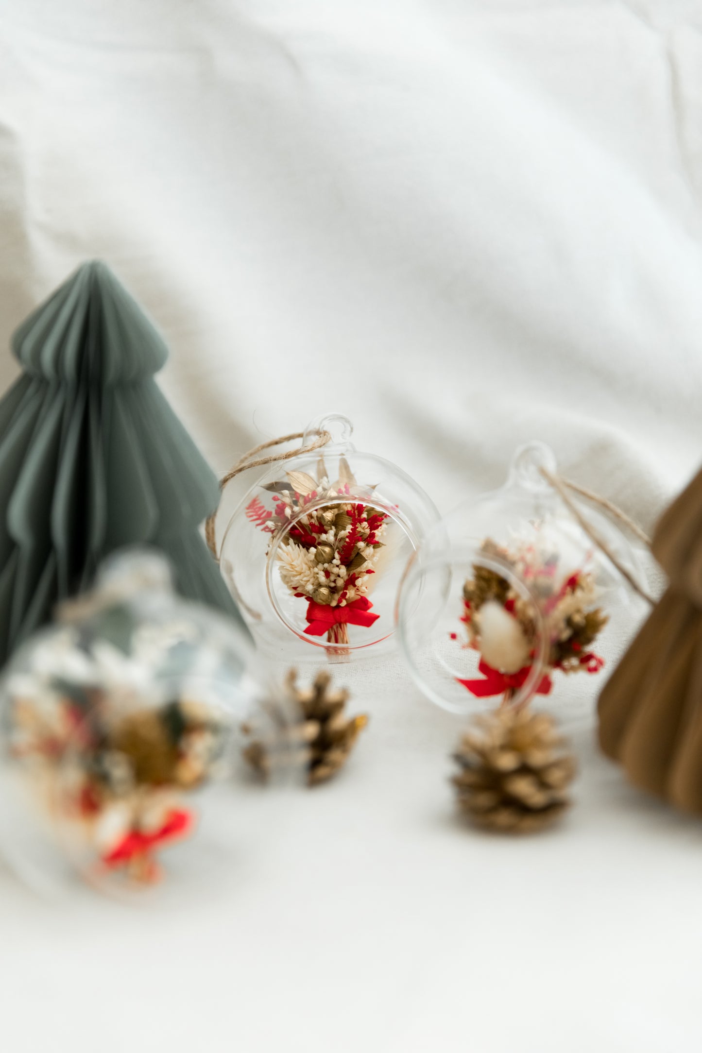Boule de noël en verre