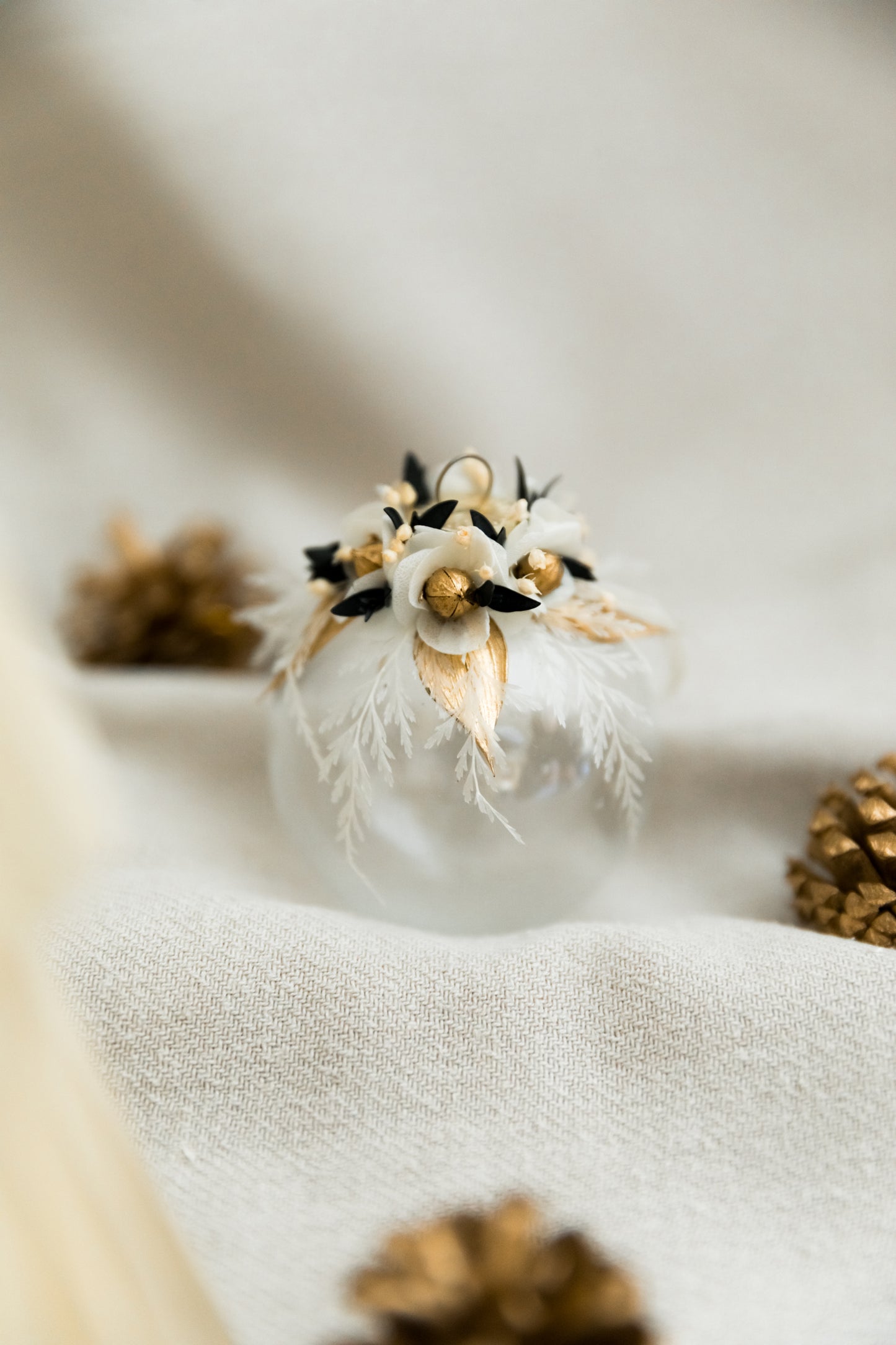 Boule de noël en verre