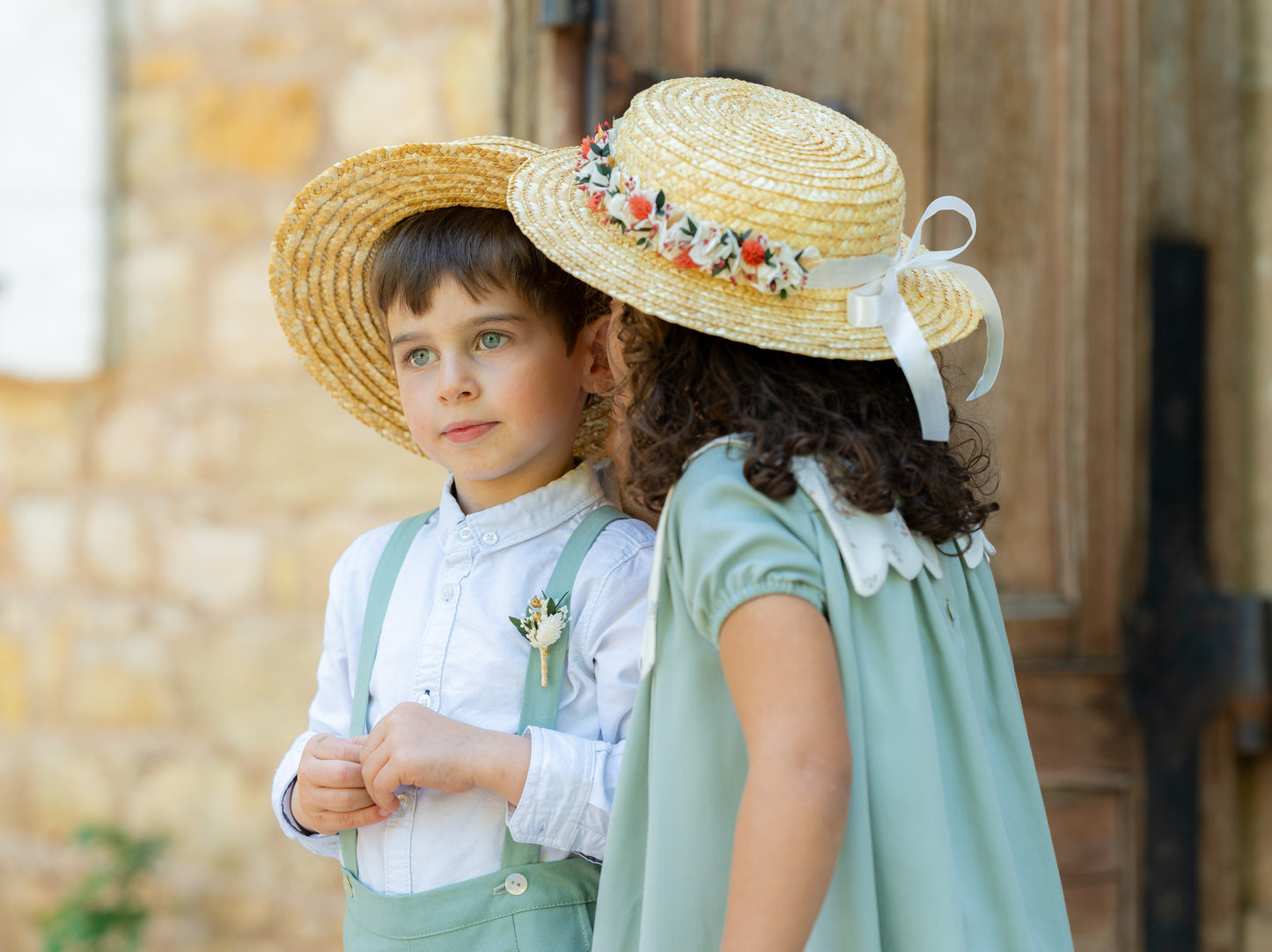 Canotier enfant Brune