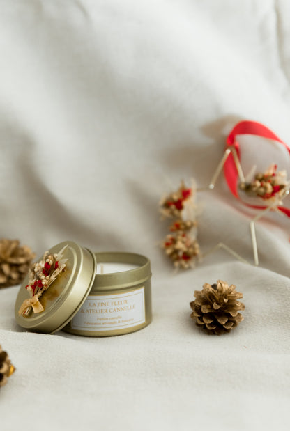 Etoile et bougie cannelle