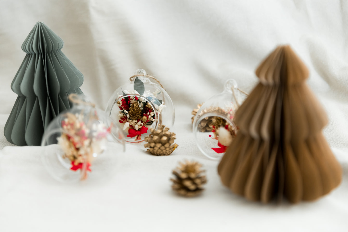 Boule de noël en verre