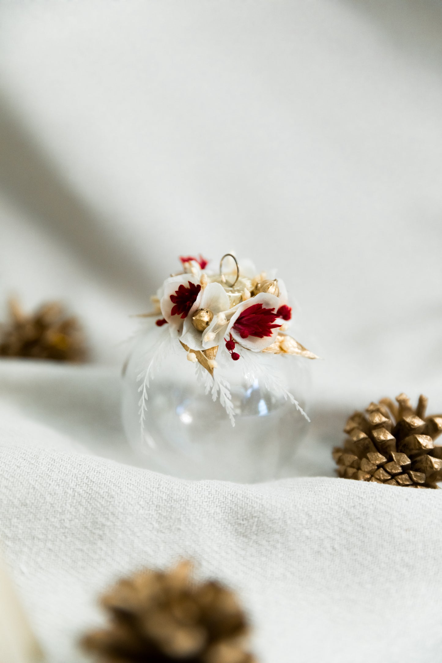 Boule de noël en verre