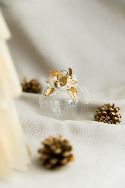 Boule de noël en verre