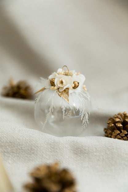 Boule de noël en verre