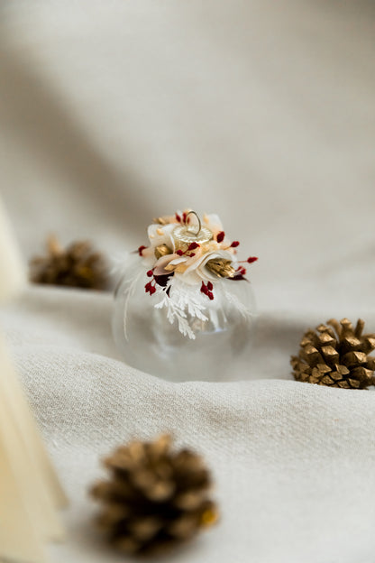 Boule de noël en verre