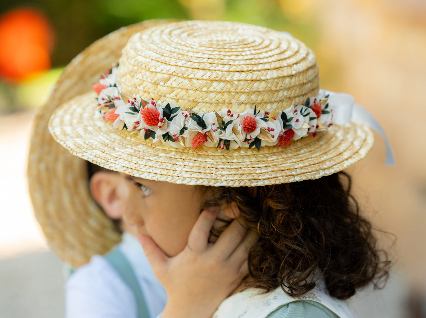 Canotier enfant Brune