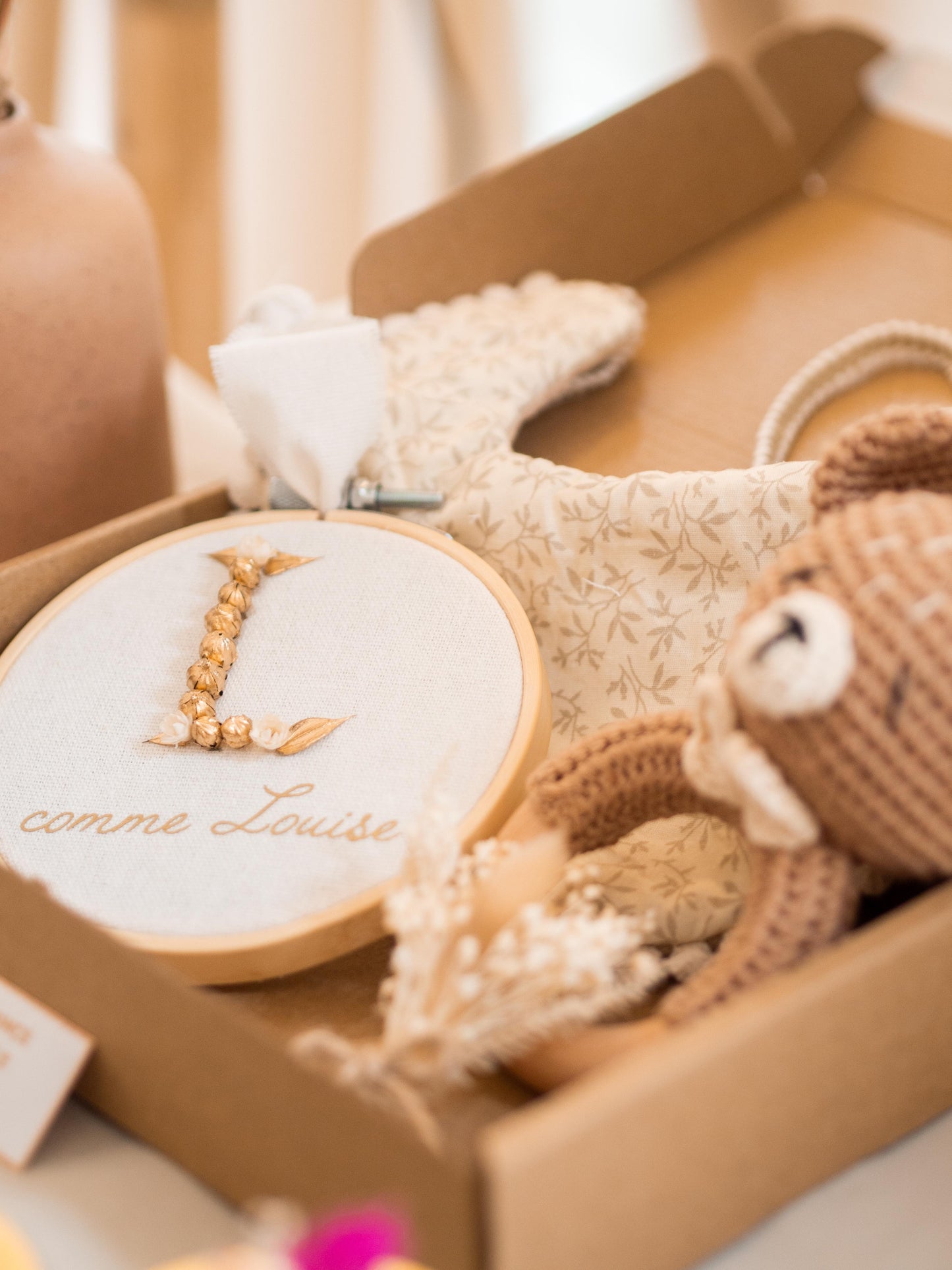 Coffret naissance personnalisé